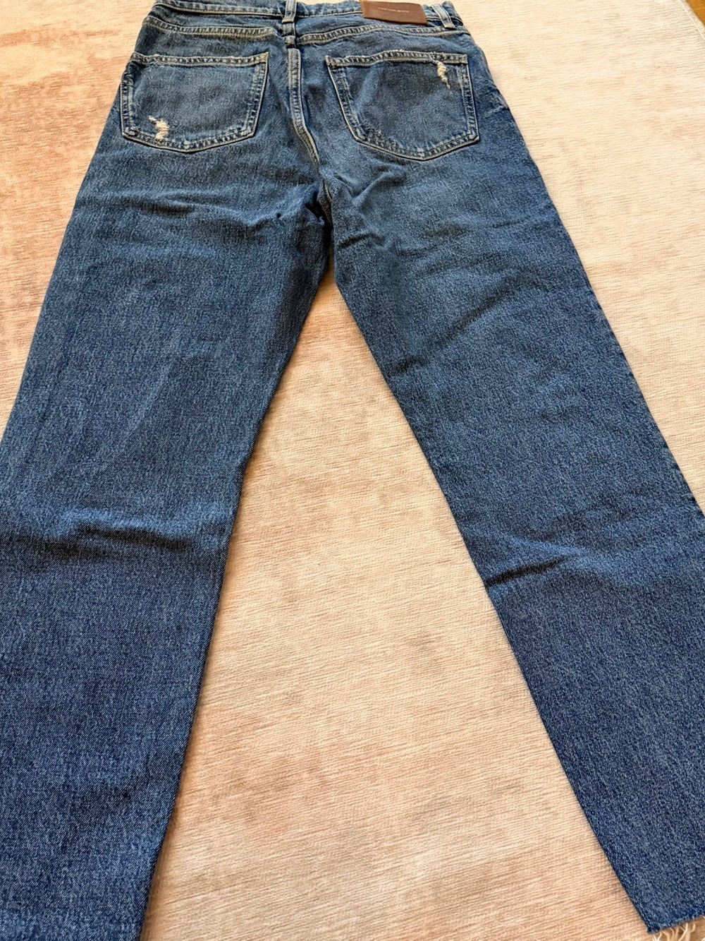Zara Blue Kick Flare Jeans Size 6 - Picture 9 of 9